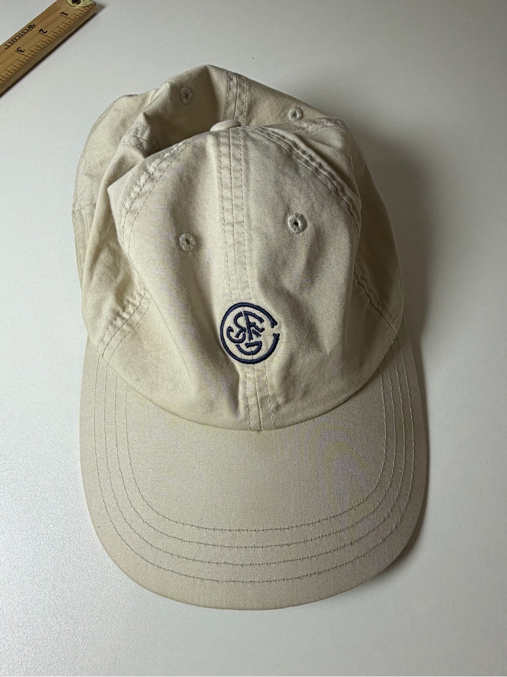 San Francisco Golf Club SFGC American Needle Cream Golf Hat RARE